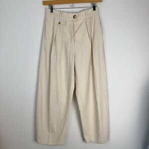 Mango MNG Pleated Trouser Dress Pants 6